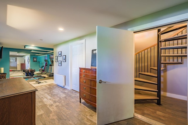 42 Barter Rd, Rockland, ME 04841 - home office with wood finished floors and recessed lighting