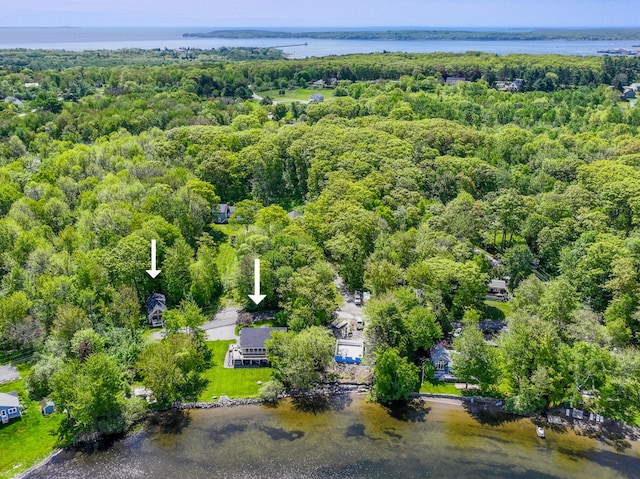 42 Barter Rd, Rockland, ME 04841 - aerial view of a nearby body of water