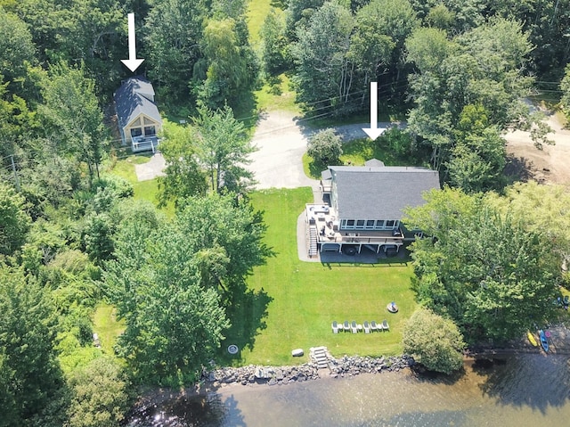 42 Barter Rd, Rockland, ME 04841 - view from above of property