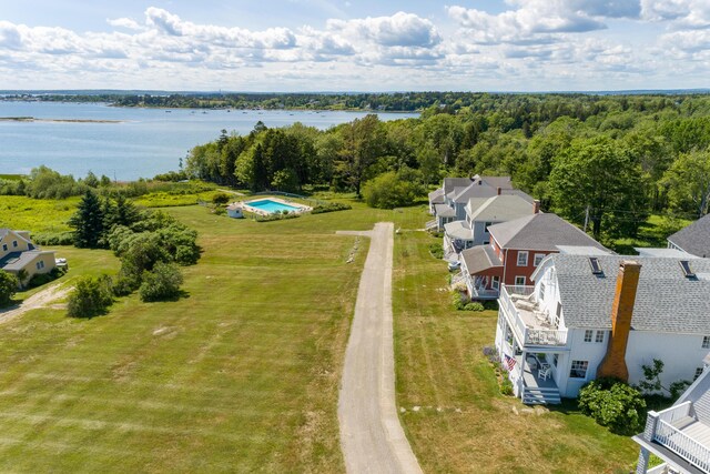 10 S Colony Branch Rd, Harpswell, ME 04079 - bird's eye view of a large body of water and a pool
