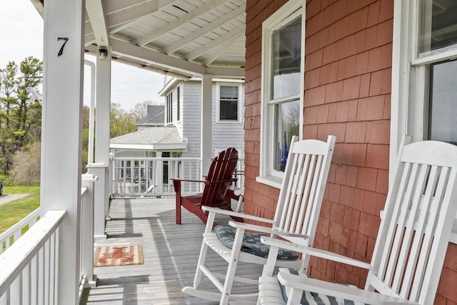 10 S Colony Branch Rd, Harpswell, ME 04079 - view of wooden terrace