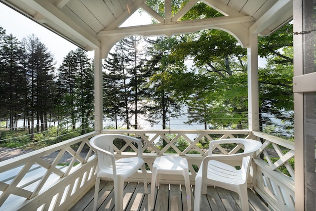 51 W Marginal Rd, Brunswick, ME 04011 - view of deck