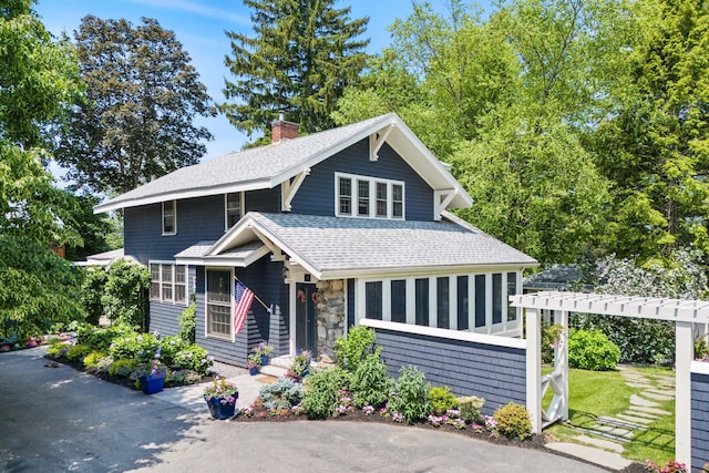 33 Rocky Ln, Ogunquit, ME 03907 - shingle-style home with a chimney and a shingled roof