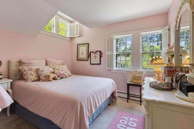 33 Rocky Ln, Ogunquit, ME 03907 - bedroom featuring light colored carpet and a baseboard heating unit