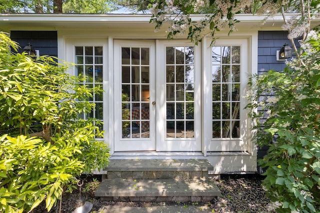 33 Rocky Ln, Ogunquit, ME 03907 - view of exterior entry featuring french doors