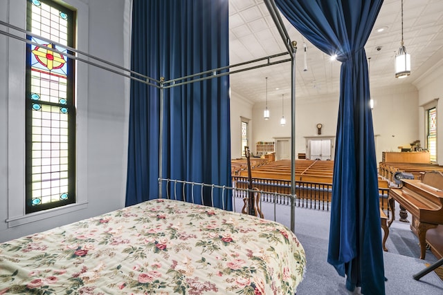 85 Friendship Rd, Waldoboro, ME 04572 - carpeted bedroom with ornamental molding