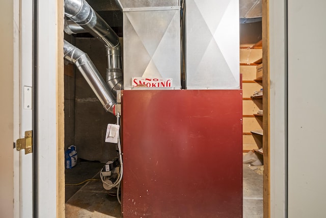 85 Friendship Rd, Waldoboro, ME 04572 - utility room with heating unit