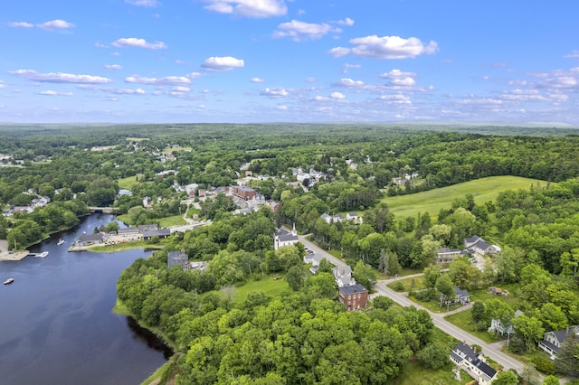 85 Friendship Rd, Waldoboro, ME 04572 - bird's eye view of a heavily wooded area and a large body of water