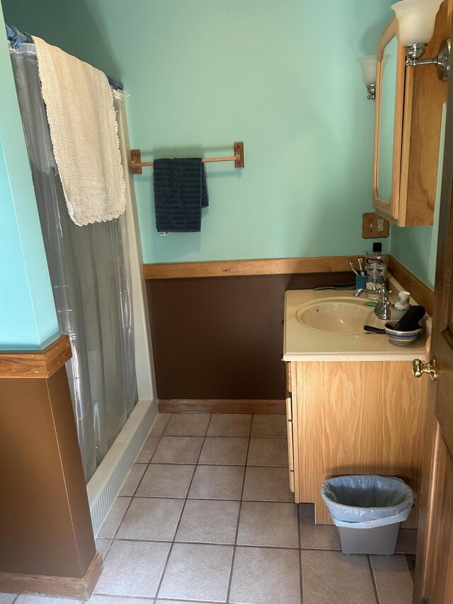8 Camp Rd, Hartford, ME 04220 - full bath featuring vanity, tile patterned flooring, and toilet