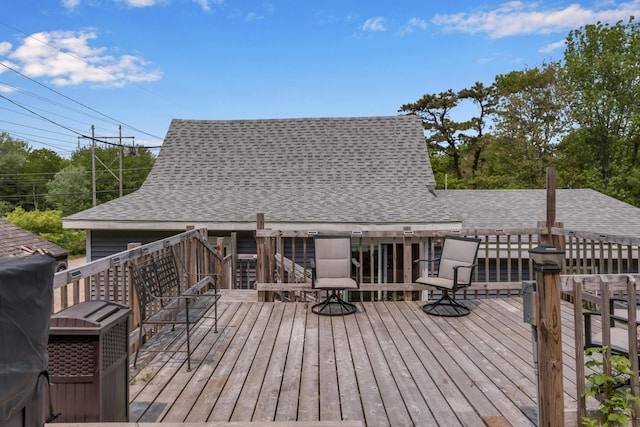 133 Middlesex Rd, Topsham, ME 04086 - view of wooden terrace