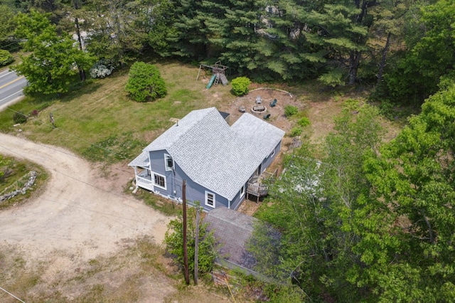 133 Middlesex Rd, Topsham, ME 04086 - view from above of property