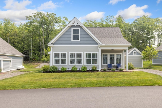 46 Patriot Way Unit 135, Arundel, ME 04046 - view of front of property with a front lawn