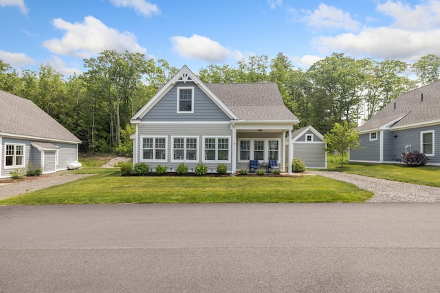 46 Patriot Way Unit 135, Arundel, ME 04046 - view of front of property with a front lawn and driveway