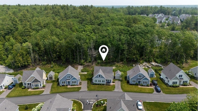 46 Patriot Way Unit 135, Arundel, ME 04046 - aerial perspective of suburban area with a forest