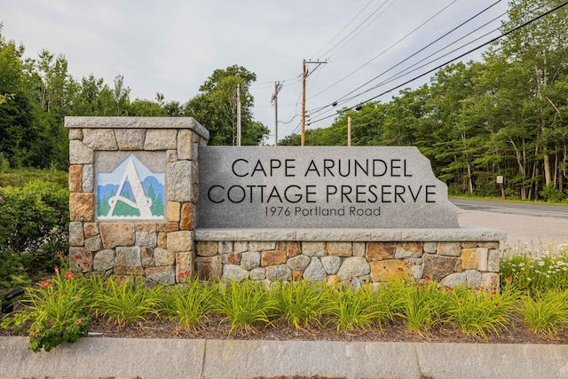 46 Patriot Way Unit 135, Arundel, ME 04046 - view of community / neighborhood sign