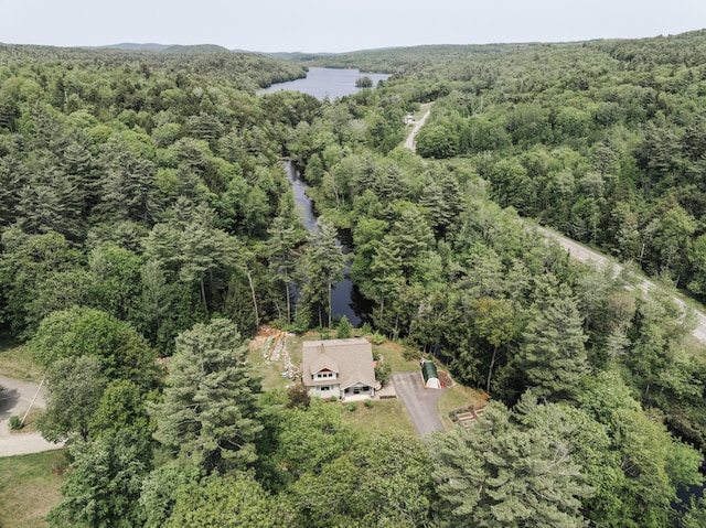 15 Brookview Dr, Bucksport, ME 04416 - aerial view of a nearby body of water and a heavily wooded area