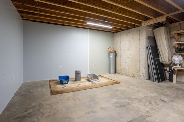 15 Brookview Dr, Bucksport, ME 04416 - basement featuring water heater