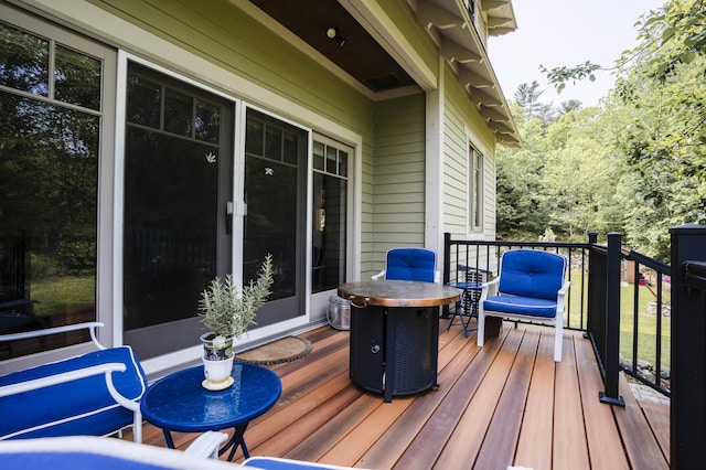 15 Brookview Dr, Bucksport, ME 04416 - view of wooden deck