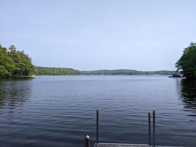 116 Point Rd, Acton, ME 04001 - water view featuring a heavily wooded area