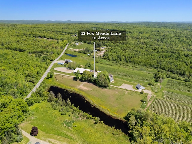 18 Fox Meade Ln, Searsmont, ME 04973 - view of rural area with a heavily wooded area