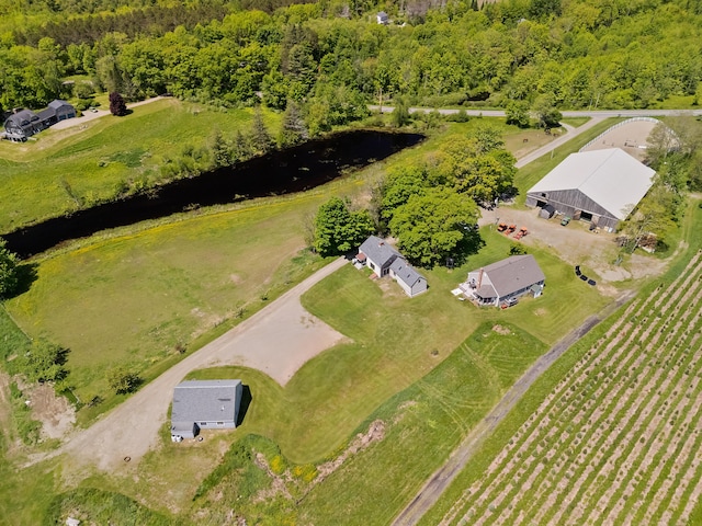 18 Fox Meade Ln, Searsmont, ME 04973 - aerial view of property's location featuring a heavily wooded area