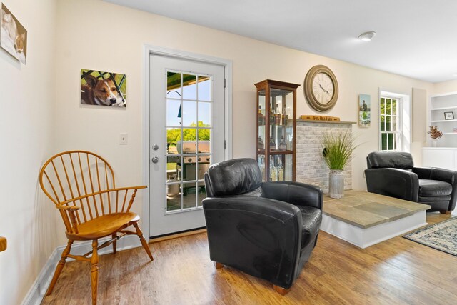 18 Fox Meade Ln, Searsmont, ME 04973 - living area featuring wood finished floors and baseboards