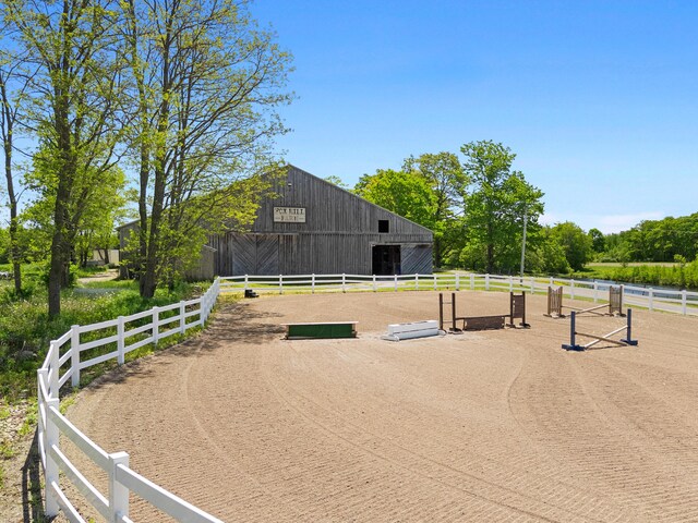 18 Fox Meade Ln, Searsmont, ME 04973 - surrounding community featuring an enclosed horse arena
