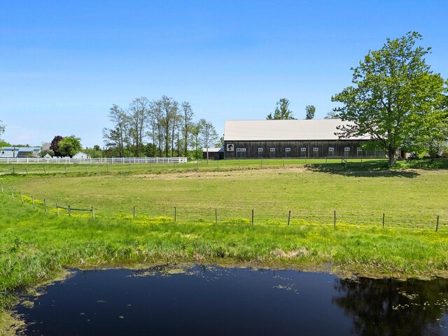 18 Fox Meade Ln, Searsmont, ME 04973 - view of yard featuring a water view