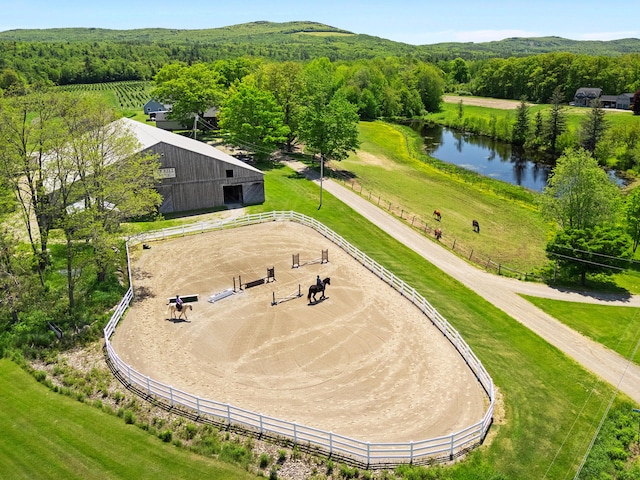 18 Fox Meade Ln, Searsmont, ME 04973 - aerial view of a large body of water and a forest