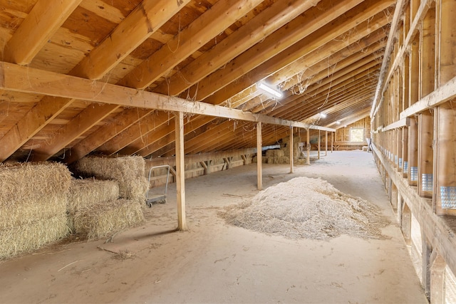 18 Fox Meade Ln, Searsmont, ME 04973 - view of unfinished attic