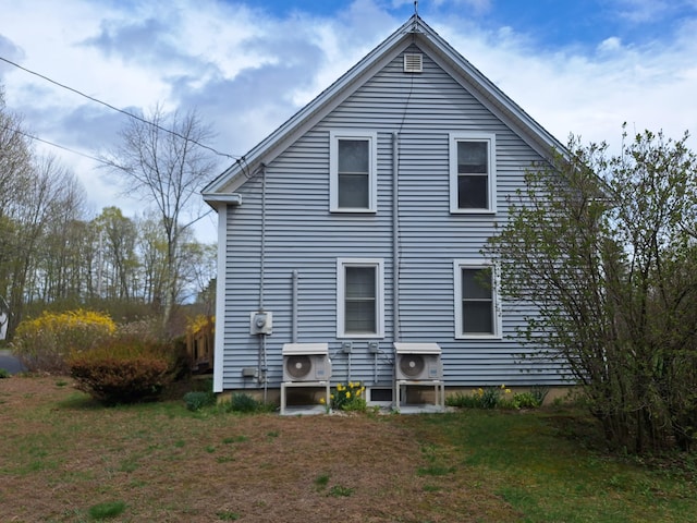433 Hudson Rd, Corinth, ME 04427 - back of property featuring a cooling unit