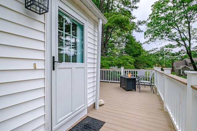 115 Caleb St, Portland, ME 04102 - view of wooden terrace