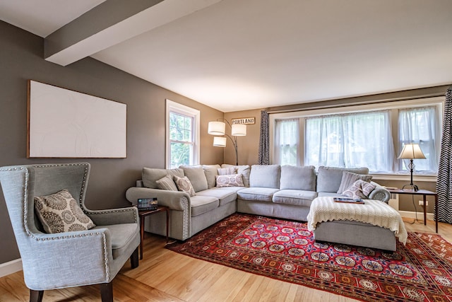 115 Caleb St, Portland, ME 04102 - living area featuring wood finished floors and baseboards