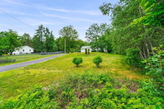 578 Little River Rd, Lebanon, ME 04027 - view of yard featuring view of scattered trees and asphalt driveway
