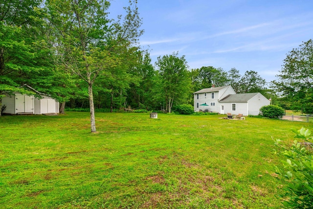 578 Little River Rd, Lebanon, ME 04027 - view of yard with a shed