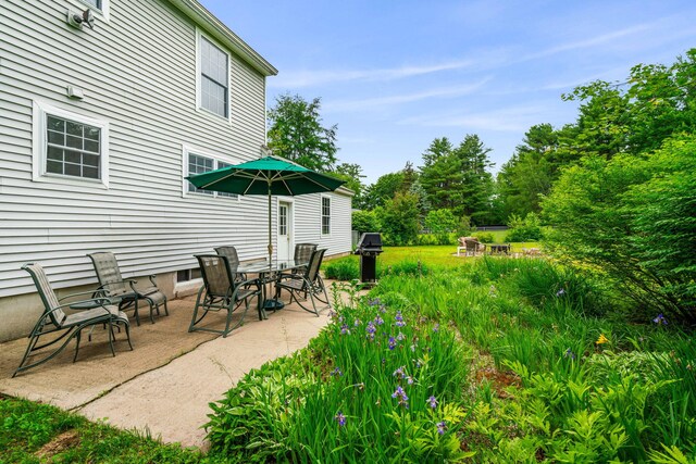 578 Little River Rd, Lebanon, ME 04027 - view of patio / terrace with outdoor dining space