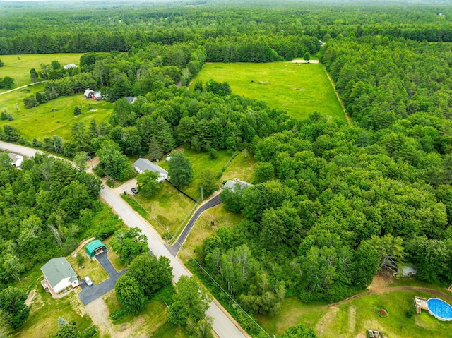 578 Little River Rd, Lebanon, ME 04027 - bird's eye view of a heavily wooded area