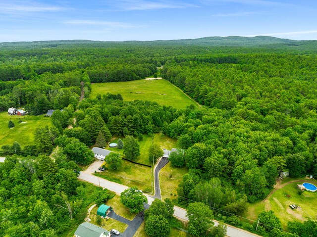578 Little River Rd, Lebanon, ME 04027 - aerial view of a heavily wooded area