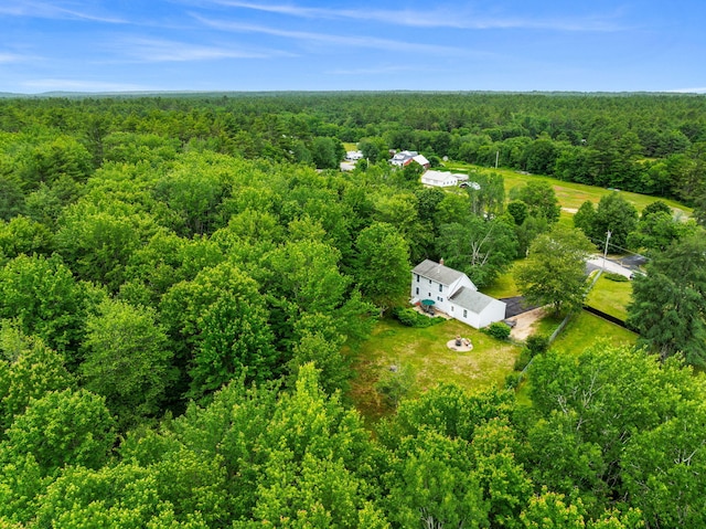 578 Little River Rd, Lebanon, ME 04027 - view from above of property featuring a heavily wooded area