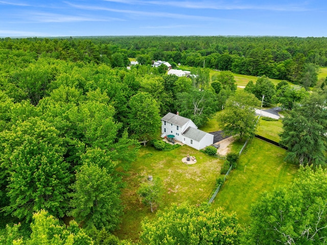 578 Little River Rd, Lebanon, ME 04027 - aerial view of property and surrounding area with a heavily wooded area