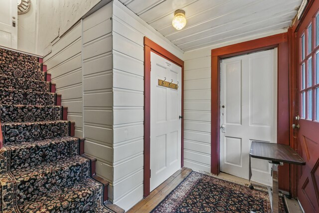 9 Dry Point Dr, Rome, ME 04963 - foyer with light wood finished floors