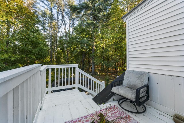 9 Dry Point Dr, Rome, ME 04963 - view of deck