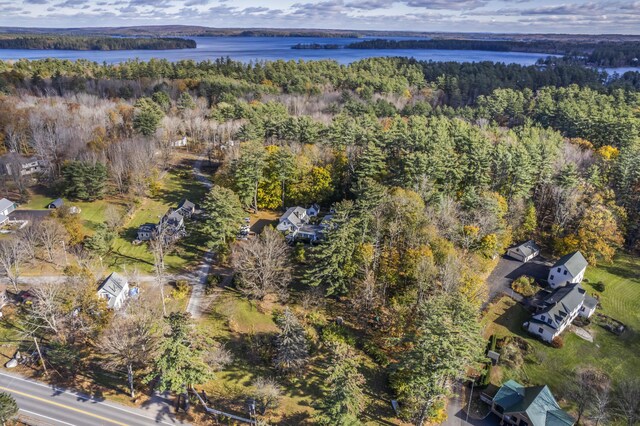 9 Dry Point Dr, Rome, ME 04963 - aerial view of property's location featuring a forest and a nearby body of water