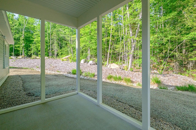 19 Efficiency Way, Bridgton, ME 04009 - view of unfurnished sunroom