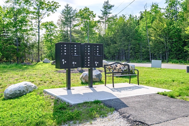 19 Efficiency Way, Bridgton, ME 04009 - surrounding community featuring mail area and a yard