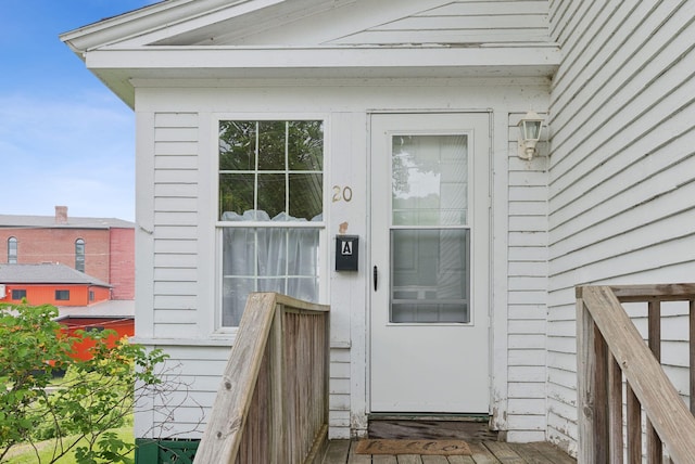 20 Green St, Winthrop, ME 04364 - view of doorway to property
