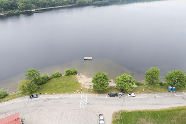 20 Green St, Winthrop, ME 04364 - aerial view of a nearby body of water