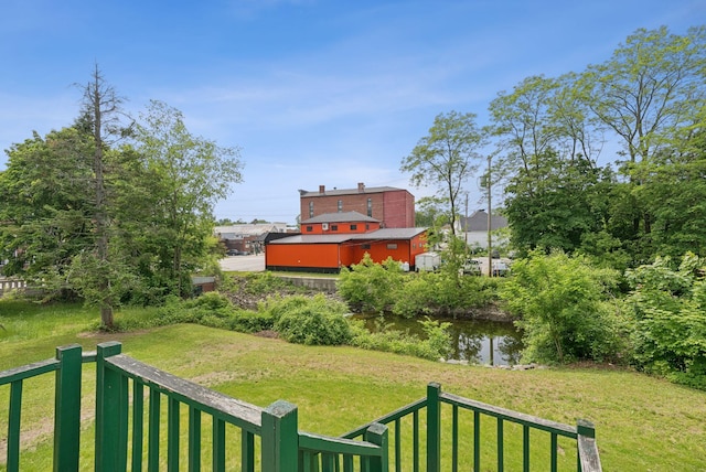 20 Green St, Winthrop, ME 04364 - view of grassy yard featuring a water view