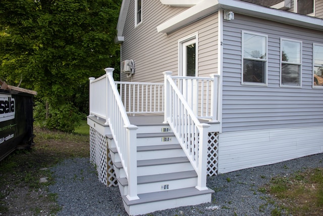 2 Watson Ave, Houlton, ME 04730 - deck featuring stairs