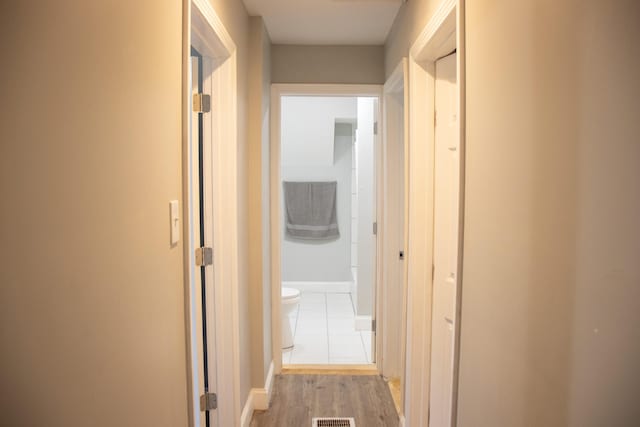 2 Watson Ave, Houlton, ME 04730 - hall featuring baseboards and light wood-type flooring